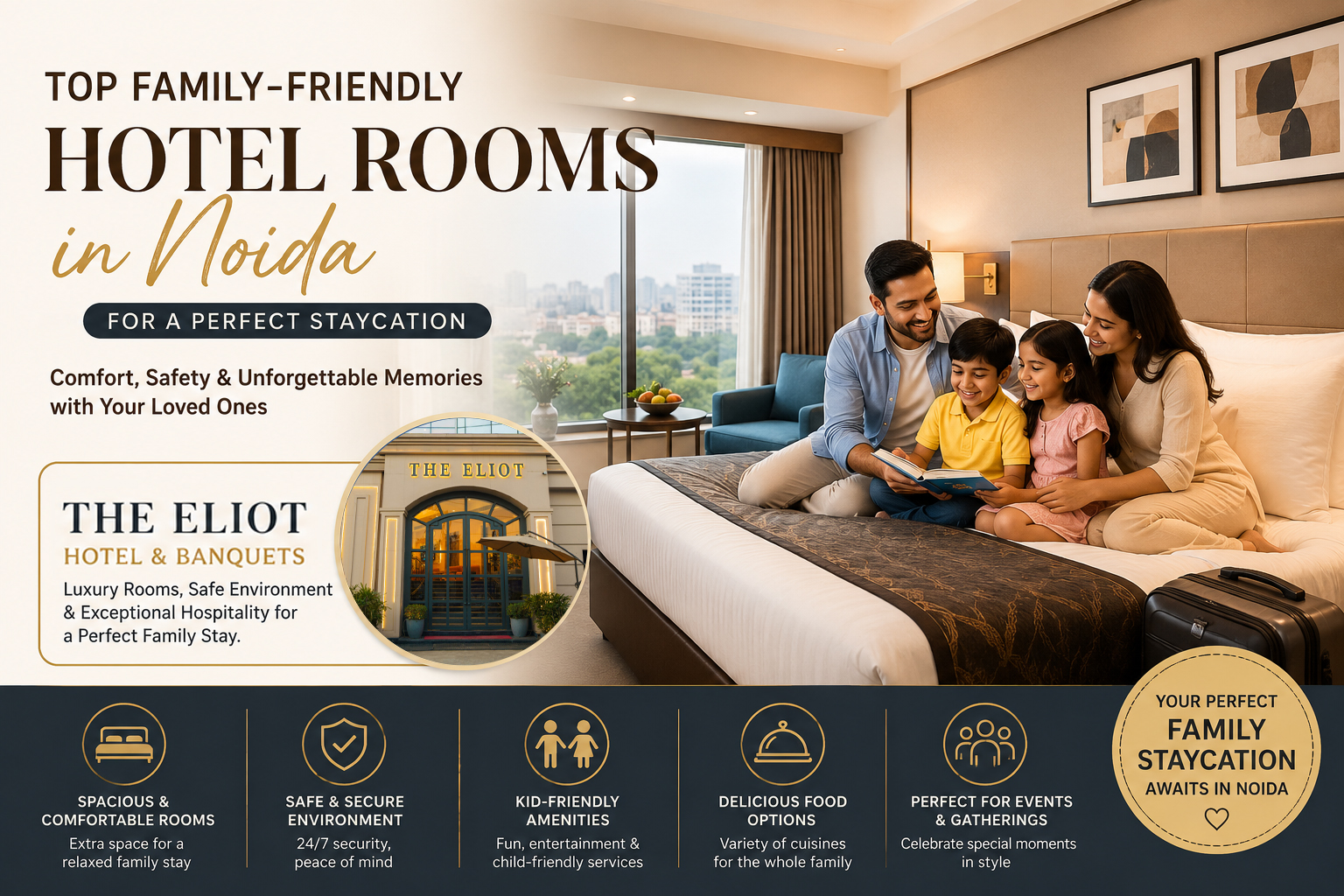 Top Family-Friendly Hotel Rooms in Noida for a Perfect Staycation